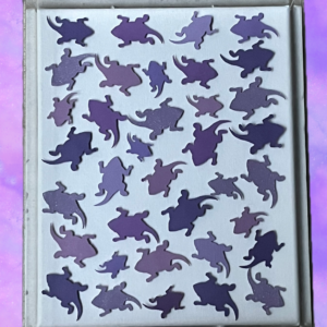 TCU Riff Ram Horned Frog Shadow box - 8 x 10 x 3" Acrylic Shadow Box frame
